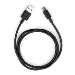 Дата кабель USB 2.0 AM to USB-C 1.0m PVC black Vinga (VCPDCTC1BK)