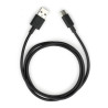 Дата кабель USB 2.0 AM to USB-C 1.0m PVC black Vinga (VCPDCTC1BK)