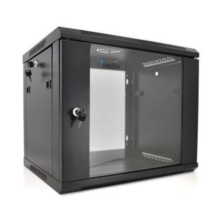 Шафа настінна Merlion 9U 19" 600*450*500 (Ш*Г*В)мм, black (Ml3-6409 / 23527)