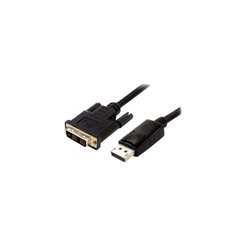 Кабель мультимедійний DisplayPort M to DVI M 1.8m 24+1pin Atcom (9504)