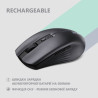 Мишка 2E MF270 Silent Rechargeable Wireless Black (2E-MF270WBK)