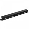 Кабельний організатор 19" 1U перфорований, 60мм Kingda (KD-CM-11)