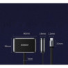 Перехідник USB2.0 to HDMI+VGA (HDMI 1.4b 3D/4K*2K30Hz+VGA 1080P60Hz CM303) black Ugreen (70549)