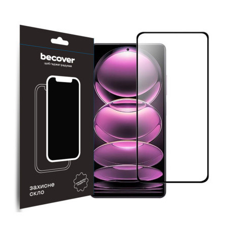 Скло захисне BeCover Poco X5 Pro 5G Black (708820)