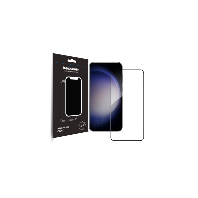 Скло захисне BeCover Samsung Galaxy S23 SM-S911 Black (708821)