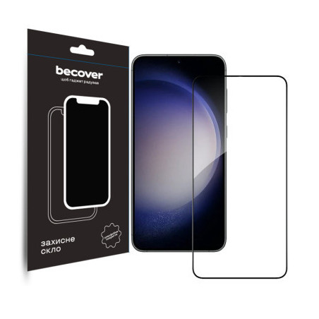 Скло захисне BeCover Samsung Galaxy S23 SM-S911 Black (708821)