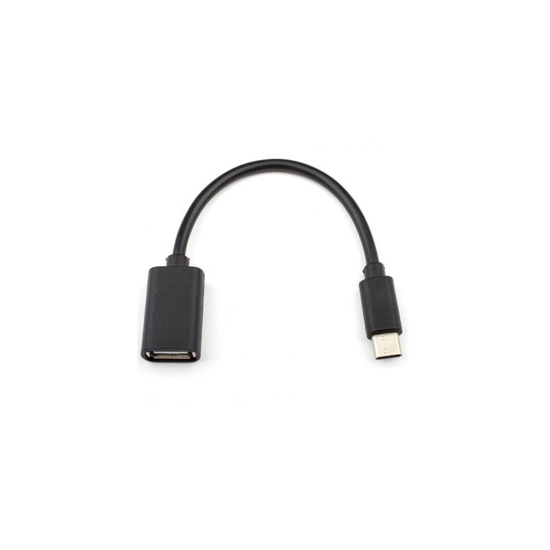 Перехідник OTG USB 2.0 AF to USB-C 0.1m Atcom (14716)