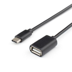 Перехідник OTG USB 2.0 AF to USB-C 0.1m Atcom (14716)