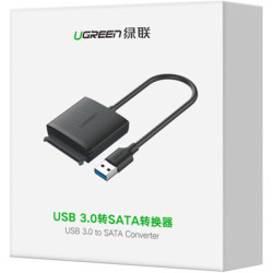 Перехідник USB 3.0 AM to SATA III F Ugreen (60561)
