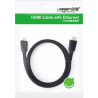 Кабель мультимедійний HDMI M to HDMI M 5.0m V1.4 Ugreen (40412)
