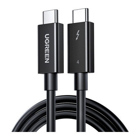 Дата кабель USB-C to USB-C 0.8m USB 4.0 THUNDERBOLTUS501 8K40Gbps Black Ugreen (30389)