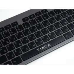 Клавіатура Vinga KB735 black-grey