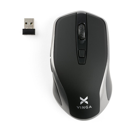 Мишка Vinga MSW-909 Silent black-grey