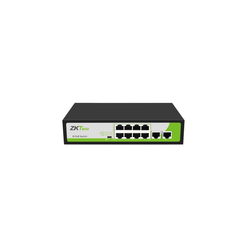 Комутатор мережевий ZKTeco ZK-PoE82N-120W