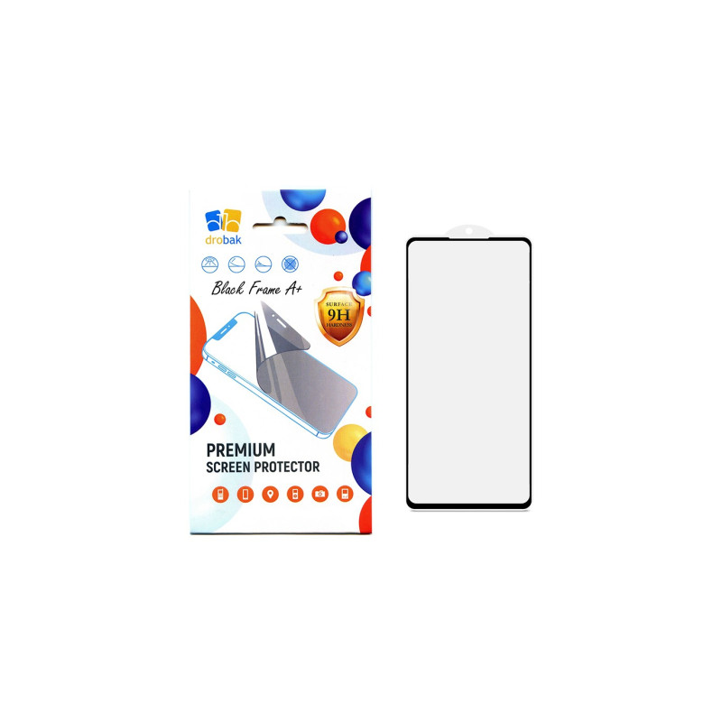 Скло захисне Drobak Google Pixel 7 Black Frame A+ (717162)