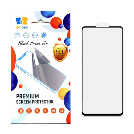 Скло захисне Drobak Google Pixel 7 Black Frame A+ (717162)