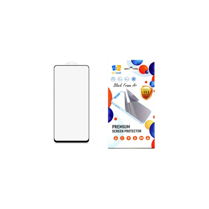 Скло захисне Drobak Motorola G13 Black Frame A+ (717145)