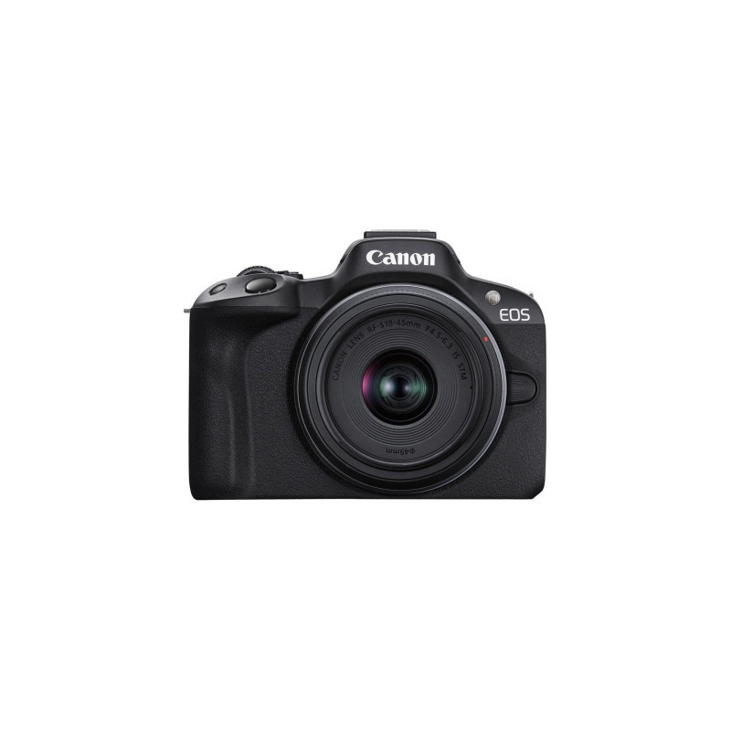 Цифровий фотоапарат Canon EOS R50 + RF-S 18-45 IS STM Black (5811C033)