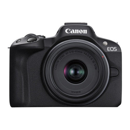 Цифровий фотоапарат Canon EOS R50 + RF-S 18-45 IS STM Black (5811C033)