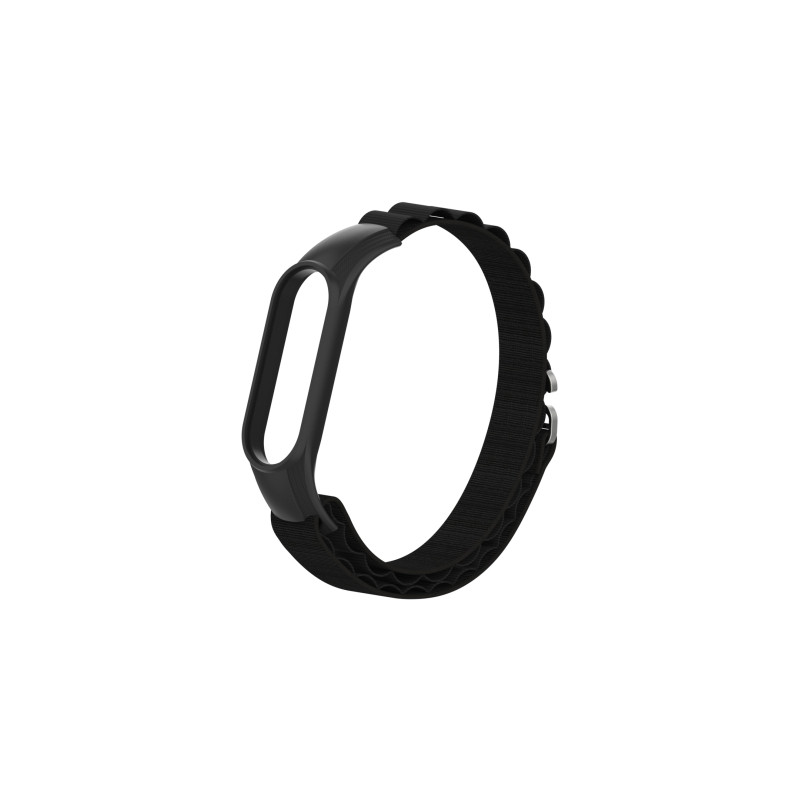 Ремінець до фітнес браслета Armorstandart AlpinaStyle Band для Xiaomi Mi Band 7/6/5/4 Black (ARM64987)