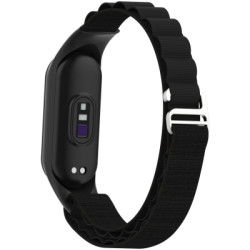 Ремінець до фітнес браслета Armorstandart AlpinaStyle Band для Xiaomi Mi Band 7/6/5/4 Black (ARM64987)