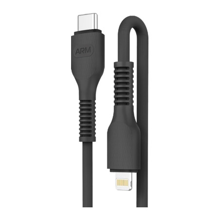 Дата кабель USB-C to Lightning 1.0m AR88 3A Black Armorstandart (ARM65287)
