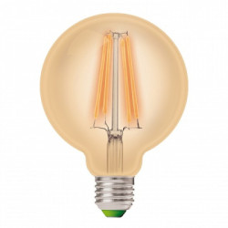 Лампочка Eurolamp G95 12W E27 4000K (LED-G95-12274(Amber))