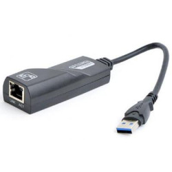 Адаптер USB 3.0 AM to RJ45 Ethernet 1000Mbps Gembird (NIC-U3-02)