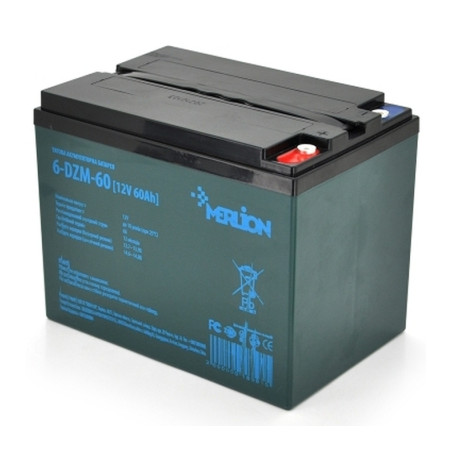 Батарея до ДБЖ Merlion 6-DZM-60, 12V 60Ah (6-DZM-60)
