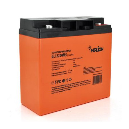 Батарея до ДБЖ Merlion 12V-20Ah GEL (GL1220M5 GEL)