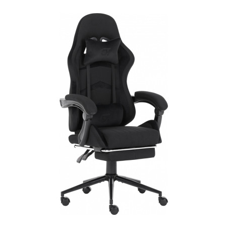 Крісло ігрове GT Racer X-2324 Black Suede (X-2324 Fabric Black Suede)