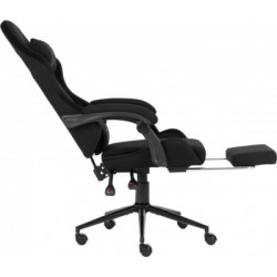 Крісло ігрове GT Racer X-2324 Black Suede (X-2324 Fabric Black Suede)