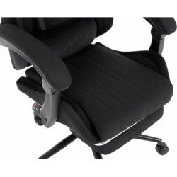 Крісло ігрове GT Racer X-2324 Black Suede (X-2324 Fabric Black Suede)