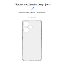 Чохол до мобільного телефона Armorstandart Air Series Infinix Hot 30i (X669) / Hot 30i NFC (X669D) Camera cover Transparent (ARM
