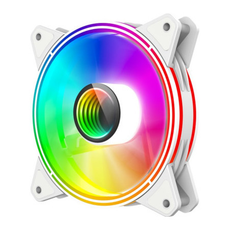 Кулер до корпусу Gamemax FN-12Rainbow-Q-Infinity WT