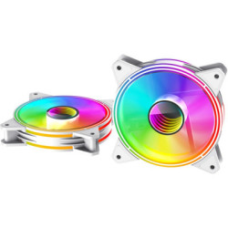 Кулер до корпусу Gamemax FN-12Rainbow-Q-Infinity WT