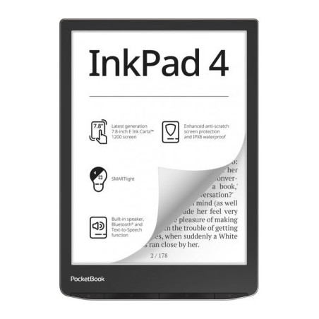 Електронна книга Pocketbook 743G InkPad 4, Stardust Silver (PB743G-U-CIS)