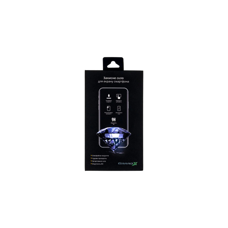 Скло захисне Grand-X Samsung Galaxy A14 SM-A145 black (GXSGA145FCB)