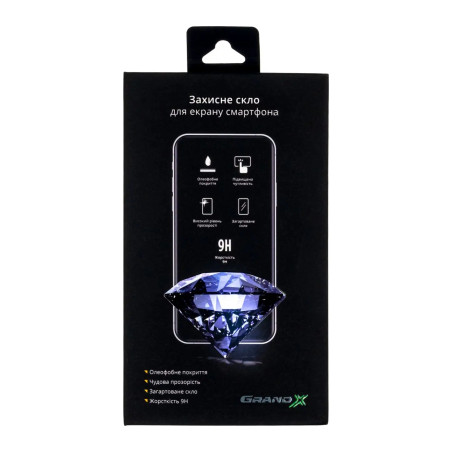 Скло захисне Grand-X Samsung Galaxy A14 SM-A145 black (GXSGA145FCB)