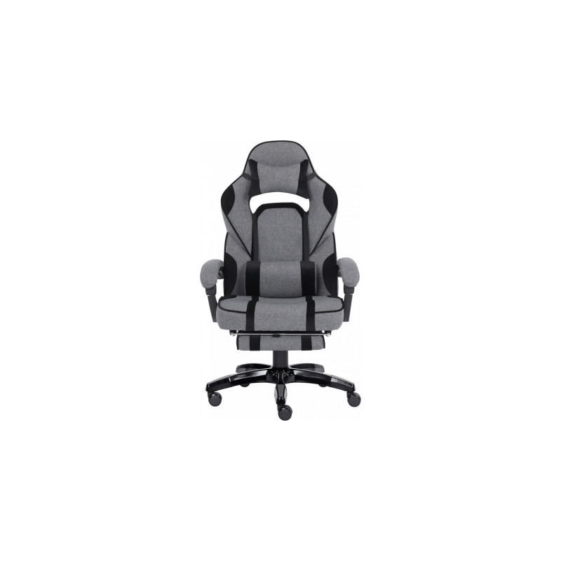 Крісло ігрове GT Racer X-2749-1 Gray/Black Suede (X-2749-1 Fabric Gray/Black Suede)