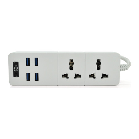 Мережевий фільтр живлення Voltronic TВ-Т07, 2роз, 4*USB White (ТВ-Т07-White)