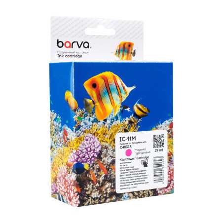Картридж Barva HP 11 (C4837A) 2000 арк, Magenta (IC-11M)
