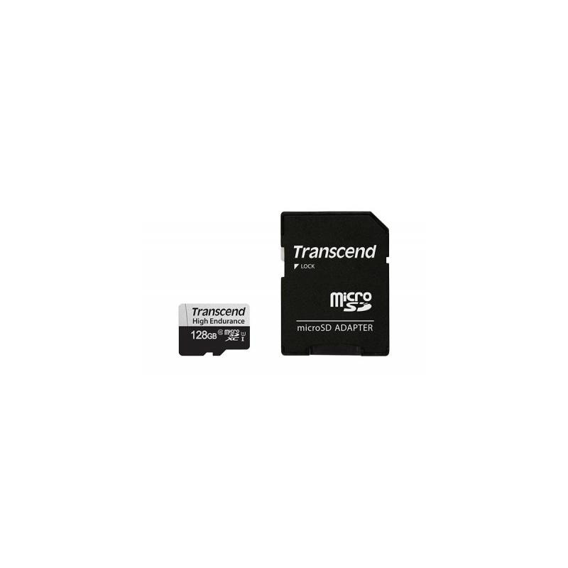 Карта пам'яті Transcend 128GB microSDXC class 10 UHS-I U1 High Endurance (TS128GUSD350V)