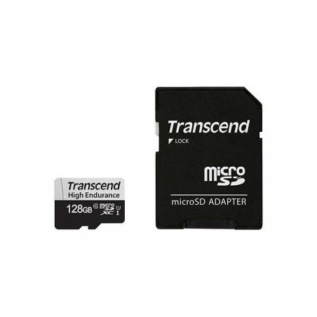 Карта пам'яті Transcend 128GB microSDXC class 10 UHS-I U1 High Endurance (TS128GUSD350V)