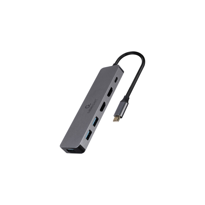 Концентратор Cablexpert USB-C 3-in-1 (A-CM-COMBO3-03)