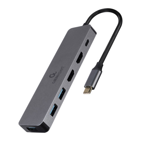Концентратор Cablexpert USB-C 3-in-1 (A-CM-COMBO3-03)