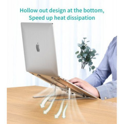 Підставка до ноутбука Choetech до 15", алюміній, компактна конструкція (H045-SL)