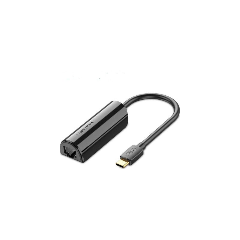 Перехідник USB-C to RJ45 Ethernet 100Mbps Vention (CFABB)