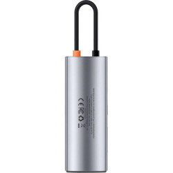 Порт-реплікатор Baseus 7-in-1 Metal Gleam Series Type-C to HDMI+USB+SD/TF Docking Station (WKWG020113)