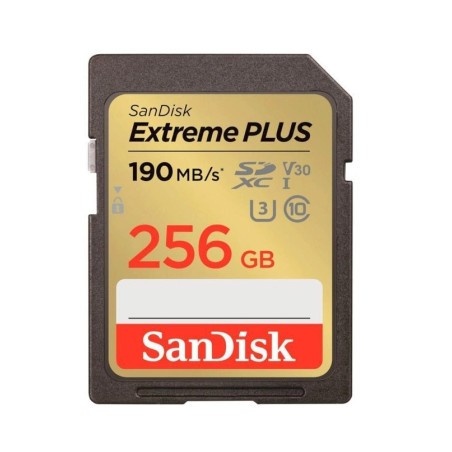 Карта пам'яті SanDisk 256GB SD class 10 UHS-I Extreme PLUS (SDSDXWV-256G-GNCIN)